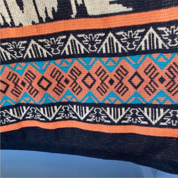 Flying Tomato Aztec Print Sweater Dress Anthropologie Size L/XL - Picture 6 of 11